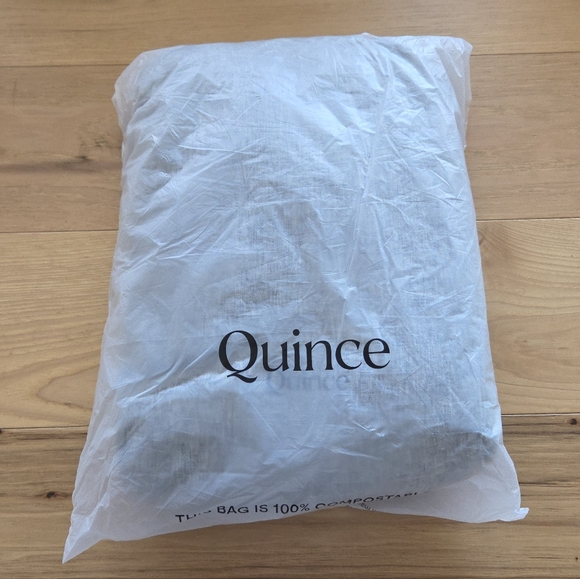 New Quince European Linen Chambray Duvet Cover Set - Charcoal - King/Cal King - Picture 6 of 6